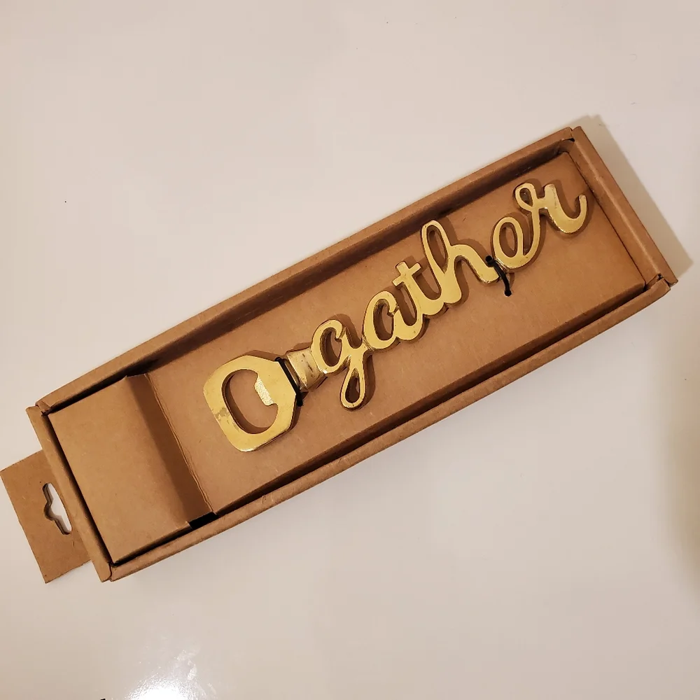 Sentiments Collection Bottle Opener Gather - Picture 2 of 3